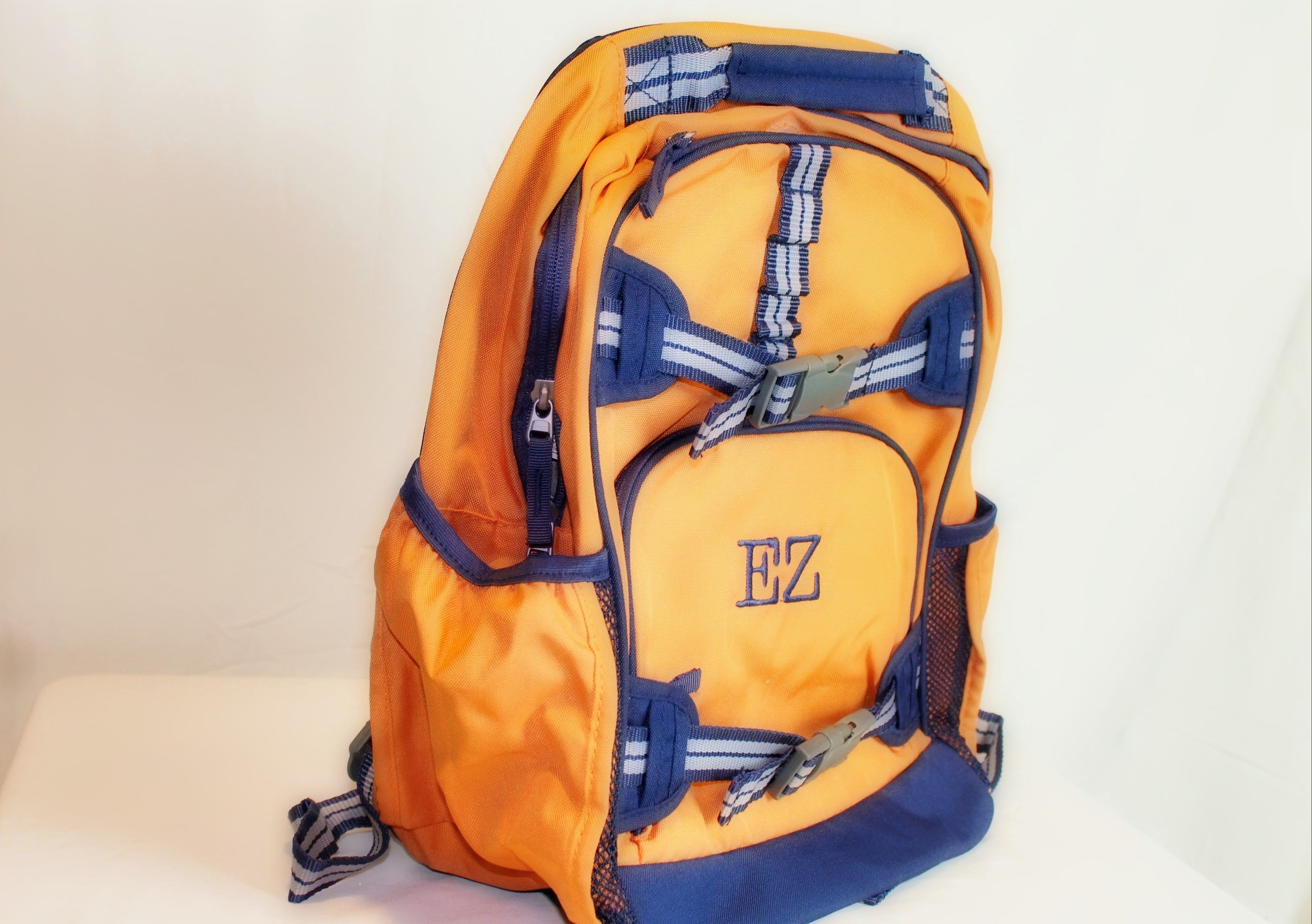 Embroidered Pottery Barn Kids Backpacks initals : EZ – Priyas