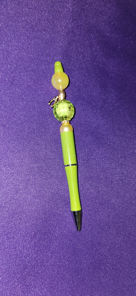 Beautiful Beaded Pens | Green with Envy